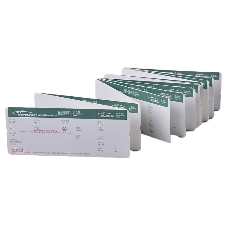 Plastreduksjonshandling i luftfartsindustrien: Paper Boarding Pass and Degradable Bagage Tags